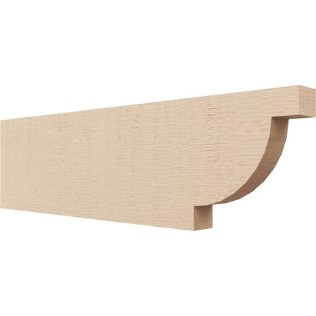 Ekena Millwork 2in. W x 8in. H x 28in. L Alpine Woodgrain TimberThane Rafter Tail, Primed Tan RFTUR02X08X28ALPRCPR